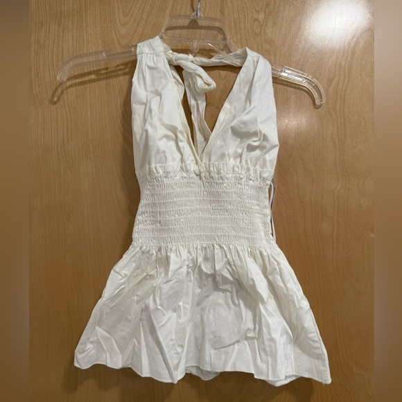 Papaya Tops - Cute White Tank Top